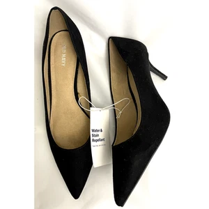 Old Navy Mujer Negro Gamuza Colinas Talla 9 - Imagen 1 de 10