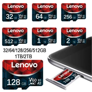 Lenovo Scheda Micro SD Scheda di Memoria SDXC Micro SD Card C10 V60 32GB 1TB 2TB - Bild 1 von 19