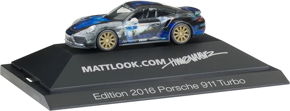 HERPA PORSCHE 911 TURBO MATTLOOK ED. 2016 SCALA 1/87 H0 - ART. 101981 - Immagine 1 di 1