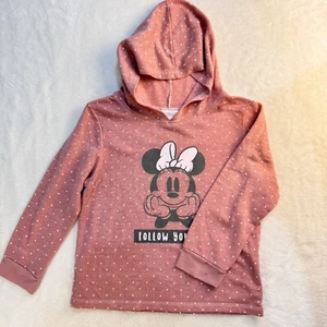 Disney Junior Girls 5T Minnie Mouse Pink Hoodie - Picture 1 of 10