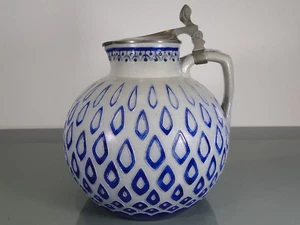 Bierkrug Reinhold Merkelbach Keramik Richard Riemerschmid Grenzhause Jugendstil - Bild 1 von 12