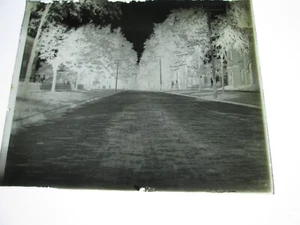 (1) LATE 1800s GLASS NEGATIVE. "WARREN, OHIO, STREET SCENE" - Picture 1 of 2
