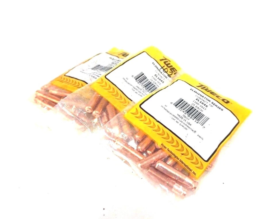 75 NEW TWECO 1160-1613 CONTACT TIPS 11601613 - Image 1 of 2
