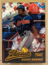 1996 Pinnacle Starburst ARTIST PROOF #76 Manny Ramirez MUSEUM COLLECTION DUFEX