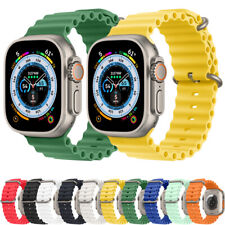 Correa de banda oceánica para Apple Watch Ultra iWatch Series 8 7 6 5 SE 40/44/41/45/49 mm