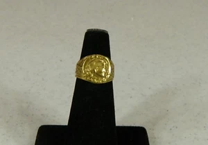 Davy Crockett Face Ring - Picture 1 of 10