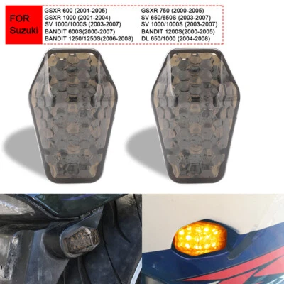 Motorcycle LED Turn Signal Light For Suzuki GSXR1000 GSXR600 GSXR750 Bandit 600 - Image 1 of 4