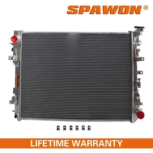 SPAWON Aluminum Radiator For Dodge Ram & Ram 1500 2500 3500 4000 2009-18 3Row MT - Picture 1 of 9