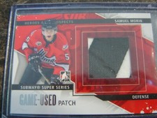 2013-14 H&P Heroes And Prospects Jersey Patch Samuel Morin Card#SSM-06