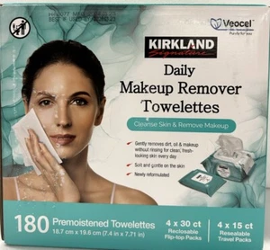 Kirkland Signature Daily Makeup Remover Towelettes, 180-count - Picture 1 of 1