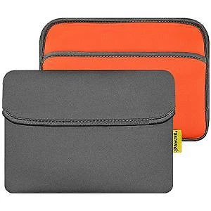 AMZER 8inch Reversible Neoprene Horizontal Sleeve Pocket Slate Grey/Burnt Orange - Picture 1 of 1