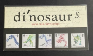 GB QE II, 1991, Presentation Pack 220, SG1573-1577, Dinosaurs , Fine Mint, MNH - Picture 1 of 1