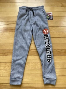 Marvel Avengers Sweatpants Boys Size 7 Gray NWT - Picture 1 of 7