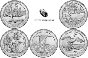 2018 P&D American the Beautiful National Park Quarters U.S. Mint Coins Money  - Picture 1 of 6