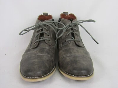 Ferro Aldo Blaine Mid Dress Shoes/Boots-Mens 13-Gray-Laces & Zip-MFA 806035 NWOB - Image 1 of 4