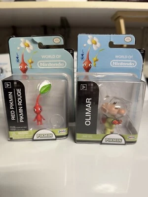 Lote de figuras de acción JAKKS Pacific World Of Nintendo Pikmin OLIMAR & Red Pikmin Foto 1 de 4
