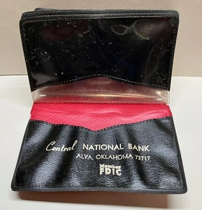 Vintage Alva Oklahoma Central National Bank CNB Club Wallet Very Good Condition - Picture 1 of 5