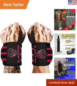 Ultimate 18-Inch Wrist Wraps for Weightlifting - Comfort & Stability Guaranteed - Picture 1 of 9