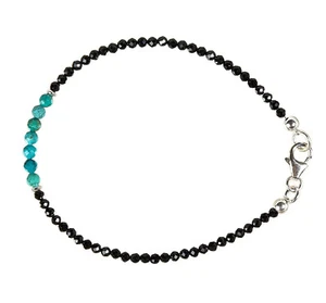 Spinell - Türkis Armband 925 Silber Armkette Z432 - Bild 1 von 2