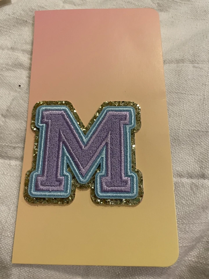 Stoney Clover Lane x Target Patch Letter “M” Blue Purple Gold Glitter - Image 1 of 1