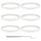6 Pcs Blenders Rubber Gasket Sealing O for Auto iQ Series Easy to Replace