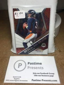 2020 Mosaic #WW17 Drew Lock Will to Win Denver Broncos - Picture 1 of 2