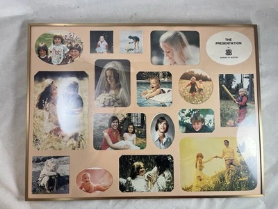 Burnes of Boston The Presentation Collage Picture Frame Holds 17 Photos 1980s - Image 1 of 4