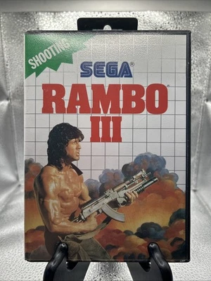 Sega Master System Rambo III Sega 1986 CIB Complete Tested - Image 1 of 4