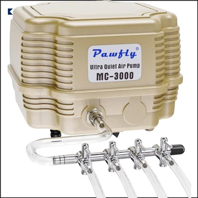 Leistungsstarke 7 W Sauerstoffpumpe für Aquarien und Teiche – Lässt Fische atmen - Bild 1 von 4