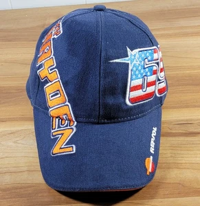 Nicky Hayden Hat Cap 69 Honda Racing MotoGP Blue Adjustable Vintage Motorcycle - Picture 1 of 10