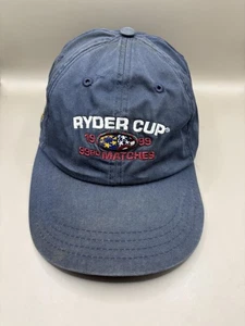 Vintage Ryder Cup Mütze Kappe Riemen hinten blau 1999 33. Spiele Golf Herren 90er - Bild 1 von 12