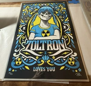 ZOLTRON "Sue Nami: Zoltron Loves You" Limited Edition S/N Kunstdruck Poster - Bild 1 von 2