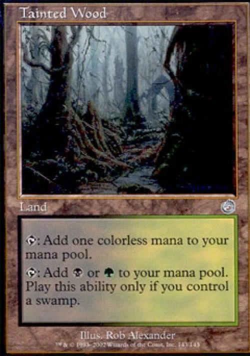 Tainted Wood -Foil Light Play MTG Torment - Image 1 of 1