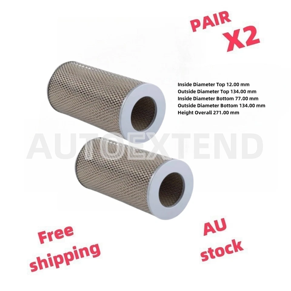 2X Air filters for TOYOTA Hiace w/ 3L Eng' 2.8L Diesel 1989-2000 - image 1 of 1