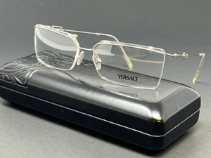 Versace VEM41-26M Rectangular Silver 53mm Rimless Women's Optical Eyeglasses - Picture 1 of 10