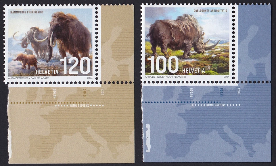 SWITZERLAND 2024 PREHISTORIC ANIMALS, MAMMOTH MNH - Image 1 of 1