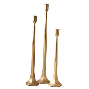Iron Taper Candle Holder Set of 3, Black Candlestick Holders 19.3”17” 14” - Picture 1 of 8
