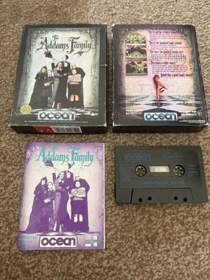 The Addams Family - Commodore 64 game In Original Box With Manual  - Image 1 of 2