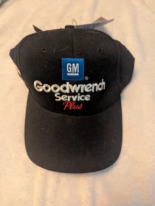 Vtg 90s Dale Earnhardt #3 GM Goodwrench Service Plus Black NASCAR Racing Hat Cap - Picture 1 of 9