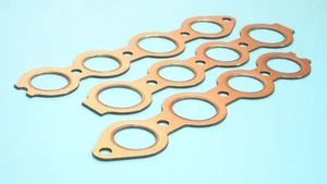 Buick BIG Series 320 COPPER Intake+Exhaust Manifold Gasket Set/Kit BEST 1936-52 - Picture 1 of 2