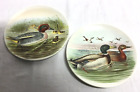 2 Vintage Poole Pottery Decorative Plates John Gould Mailard/Wild Duck & Teal