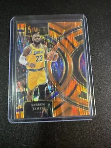 LeBron James 2023-24 Panini Select #135 Orange Tectonic Prizm Lakers NBA - Picture 1 of 2