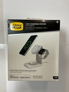 OTTERBOX 3-IN-1 WIRELESS CHARGING STATION FOR MAGSAFE - White - Picture 1 of 4