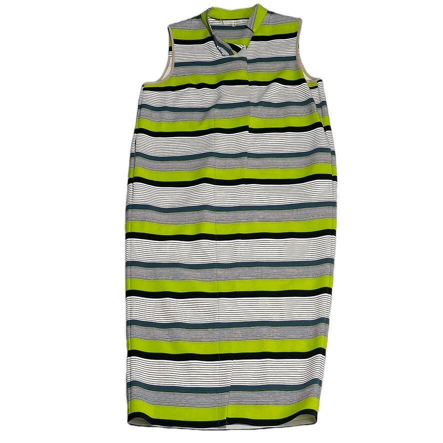 RACHEL-RACHEL ROY Midi рубашка платье в полоску Джерси в мульти зеленый женщин размер M - Изображение 1 из 4