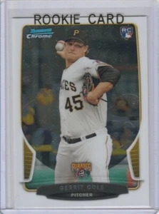 GERRIT COLE ROOKIE CARD 2013 Bowman CHROME RC Pirates Baseball Astros NY YANKEES - Picture 1 of 2