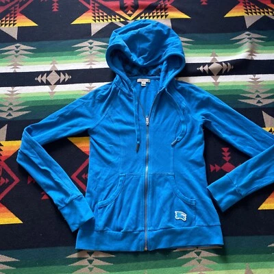 Chaqueta con Capucha Burberry Brit Signature Nova Checks Logo Ecuestre Bolsillos Talla M Foto 1 de 4