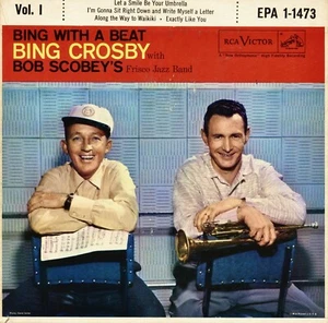 BING CROSBY / BOB SCOBEY - Bing With a Beat - 1957 RCA Victor Triple EP  - Picture 1 of 7