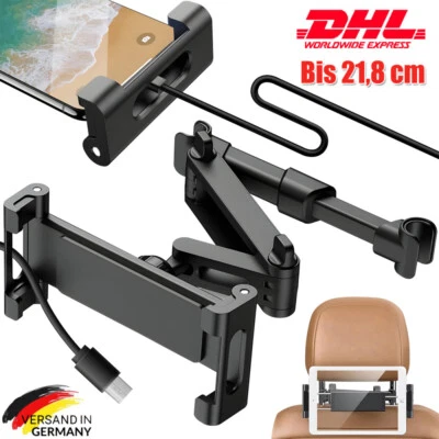 Universal KFZ Tablet Halter Auto Halterung Kopfstütze Rücksitz iPad Galayx Tab - Bild 1 von 4