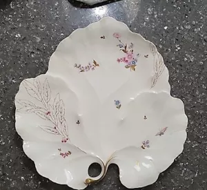 mikasa ivory bone china belle epoque leaf tray - Picture 1 of 8
