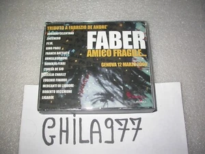 FABRIZIO DE ANDRE' FABER AMICO FRAGILE TRIBUTO 2003 2 CD BGM LOOK PHOTOS! - Foto 1 di 8